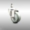 Service Caster 3 Inch 316SS Gray Polyurethane Wheel Swivel 3/8 Inch Threaded Stem Caster SCC SCC-SS316TS20S314-PPUB-381615 - alternate 1